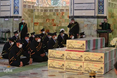 ۷ شهید گمنام میزبان اقامه عزا به مناسبت رحلت حضرت معصومه(س)