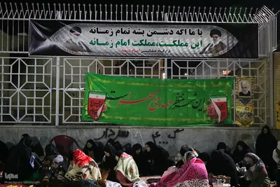 تجمع مردم فولادشهر در پی شهادت رهبر شهید انقلاب