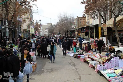 حال و هوای بازار شهرستان اهر در روزهای پایانی سال