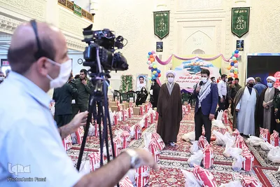 رزمایش کمک مومنانه در حرم مطهر شاهچراغ (ع)