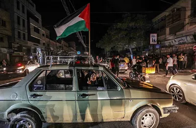 جشن پیروزی مقاومت مردم فلسطین
