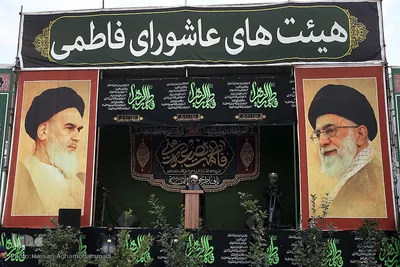 تجمع هیئت‌های عاشورای فاطمی در میدان هفت تیر