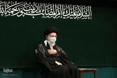 مراسم عزاداری اربعین حسینی با حضور رهبر انقلاب اسلامی در حسینیه‌ی امام خمینی (ره)