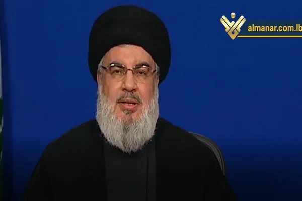 السيد نصر الله يطلب من جمهور المقاومة ترك ساحات الاحتجاجات