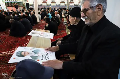 مراسم شام غریبان رهبر شهید انقلاب در اهر