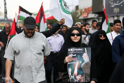 مراسم تشییع پیکر شهید «اسماعیل هنیه» در تهران
