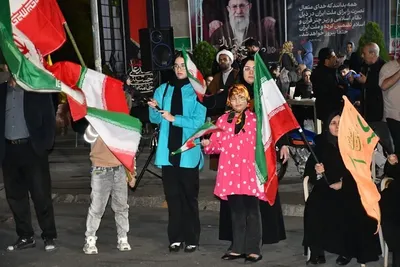 اجتماع دانشگاهیان دانشگاه تبریز در حمایت از آرمان‌های انقلاب
