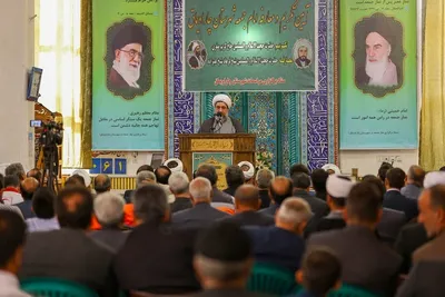 آیین تکریم و معارفه امام جمعه چاراویماق