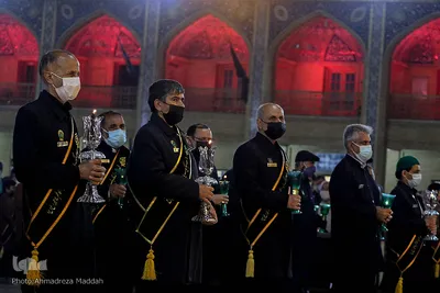 مراسم لاله گردانی شام شهادت حضرت احمد بن موسی الکاظم (ع)
