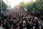 دسته عزاداری عصر عاشورا در زنجان