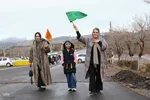 راهپیمایی خودرویی در قزوین به مناسبت نیمه شعبان