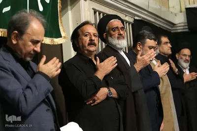 مراسم عزاداری شب تاسوعای حسینی با حضور رهبر معظم انقلاب
