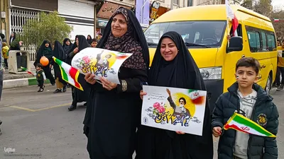 مراسم راهپیمایی ۲۲ بهمن در کاشان