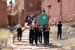 آیین سنتی «نخل‌گردانی» در روستای ابیانه نطنز