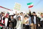 راهپیمایی مردم اهواز در حمایت از اقتدار و امنیت کشور 