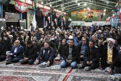 مجلس بزرگداشت مرحوم آیت‌الله شوشتری در گلستان شهدای اصفهان