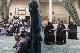  تشییع پیکر مرحوم عماد افروغ در مسجد دانشگاه تهران
