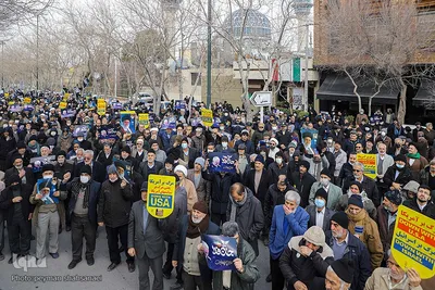 راهپیمایی مردم اصفهان در حمایت از مرجعیت و رهبر معظم انقلاب‎‎