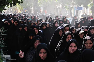 تشییع پیکر شهید اسدالله قربانی از شهدای مدافع حرم