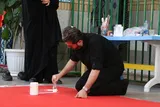 عکس | نقش «یالثارات‌الحسین(ع)» و «یالثارات‌الخامنه‌ای» بر کتیبه‌های حرم بانوی کرامت