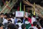 وداع دانش‌آموزان بیرجندی با شهدای گمنام