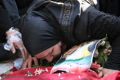 تشییع و خاکسپاری شهید «عادل قاسم‌زاده» در شهرستان اهر