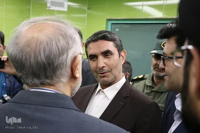 بازدید رئیس سازمان انرژی اتمی از بیمارستان مهر خنداب