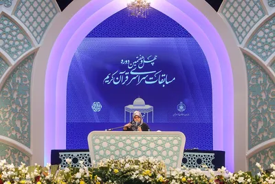 ششمین شب مسابقات سراسری قرآن در بخش بانوان