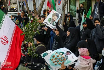 تشییع پیکر فرماندهان شهیددر معراج شهدا