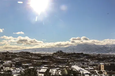 نخستین برف زمستانی در خراسان‌جنوبی