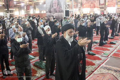 اولین نماز جمعه اهواز بعد از شیوع کرونا