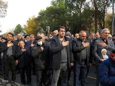 تشییع پیکر مرحوم عبدالجواد عبداللهی در اصفهان