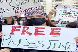 فلسطین کے حق میں شوبز شخصیات کی کراچی میں ریلی