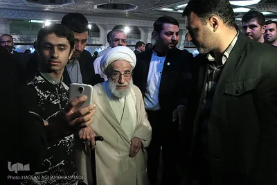  آیت‌الله احمد جنتی، رئیس مجلس خبرگان رهبری 