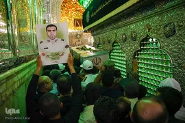 وداع با شهید «مهدی الله‌‌پور» در حرم شاهچراغ(ع)‎