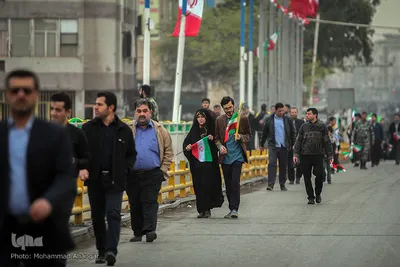 راهپیمایی 22 بهمن در اهواز 