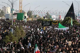 تشییع پیکر مطهر سردار شهید سپهبد قاسم سلیمانی درقم