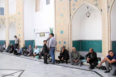 عزاداری شهادت امام صادق در امامزاده جعفر (ع) یزد
