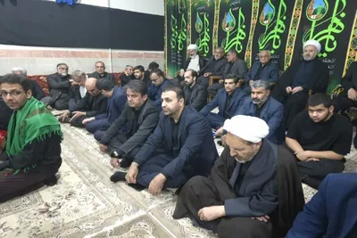 مراسم عزاداری شب نهم محرم در بیت نماینده ولی‌ فقیه در لرستان