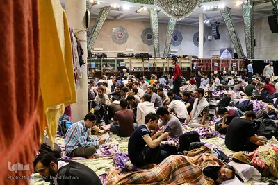مراسم اعتکاف دانشجویی در دانشگاه تهران