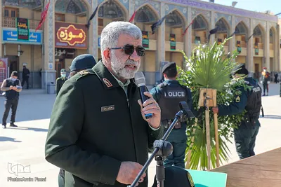 تشییع دو شهید نیروی انتظامی در شیراز