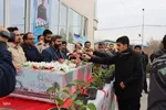 تشییع پیکر شهدای گمنام در همدان‎