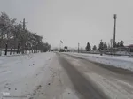 طبیعت برفی مناطق شهری و روستایی اهر