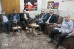 دیدار مسئولان جهاددانشگاهی سمنان با خانواده شهید نیک ذات‎