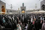 اقامه نماز عید فطر در حرم مطهر رضوی‎
