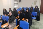 شست حضوری و وبیناری «وظایف کنشگران اجتماعی در بستر حوادث اخیر» که با همکاری جهاد دانشگاهی مازندران در مدرسه علمیه الزهرا(س) ساری