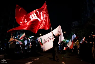 مراسم آیینی «پرچمداران ایران» به مناسبت روز جمهوری اسلامی ایران