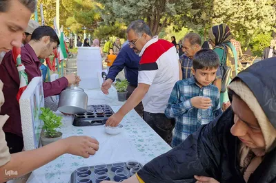 ایستگاه صلواتی به مناسبت ولادت امام حسن عسکری(ع) در ملایر‎
