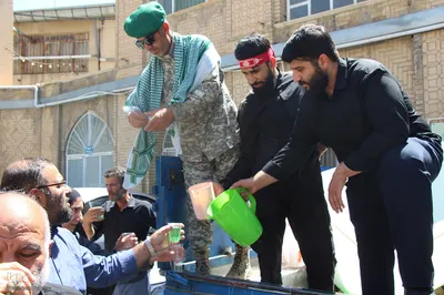 دسته عزاداری در ملایر
