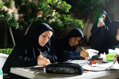 مشق عشق خوشنویسان اصفهانی در سوگ سیدالشهدا (ع)